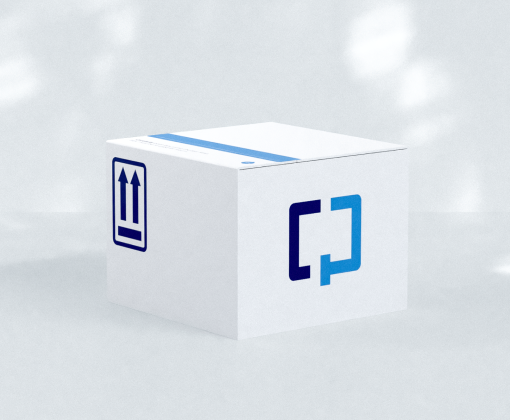 La caja del kit de recolección Cologuard.